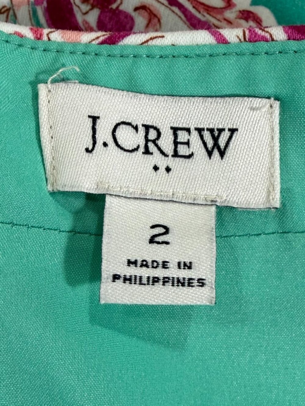 J.Crew Green Paisley Print Pencil Skirt - Picture 3 of 10